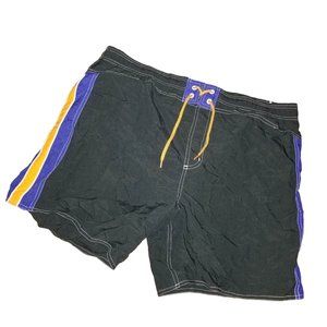 VTG 90s Pacific Connections Men's Multicolor Lightweight Swim Shorts Size Medium